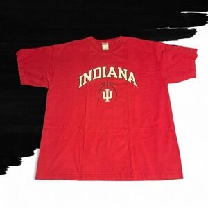 Vintage Indiana Hoosiers Basketball Shirt Y2K Adult XL